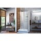 preview thumbnail 14 of 42, DreamLine Unidoor 39-40 in. W x 72 in. H Frameless Hinged Shower Door with Shelves - 39" - 40" W