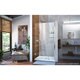 preview thumbnail 3 of 42, DreamLine Unidoor 39-40 in. W x 72 in. H Frameless Hinged Shower Door with Shelves - 39" - 40" W