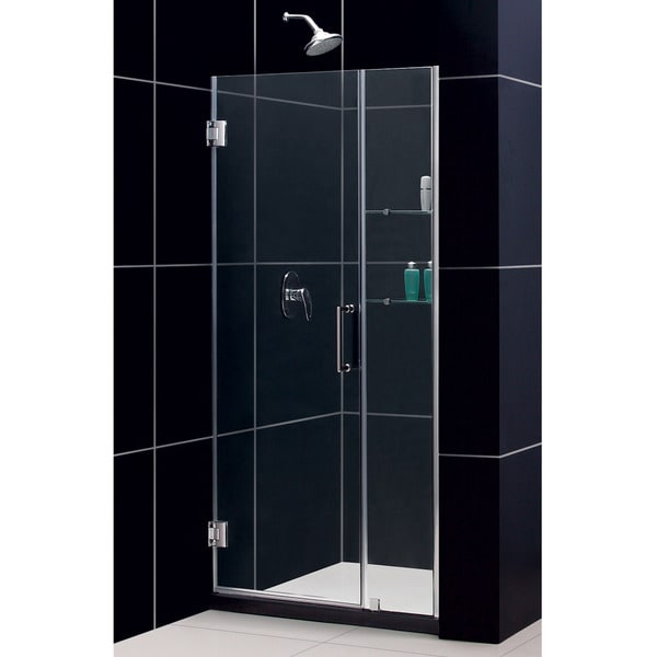 DreamLine Unidoor 39 43x72 inch Frameless Hinged Shower Door DreamLine Shower Doors