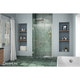 preview thumbnail 17 of 45, DreamLine Unidoor 41-42 in. W x 72 in. H Frameless Hinged Shower Door with Shelves - 41" - 42" W