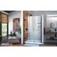 preview thumbnail 22 of 45, DreamLine Unidoor 41-42 in. W x 72 in. H Frameless Hinged Shower Door with Shelves - 41" - 42" W