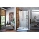 preview thumbnail 46 of 45, DreamLine Unidoor 41-42 in. W x 72 in. H Frameless Hinged Shower Door with Shelves - 41" - 42" W