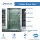 preview thumbnail 23 of 45, DreamLine Unidoor 41-42 in. W x 72 in. H Frameless Hinged Shower Door with Shelves - 41" - 42" W
