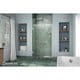preview thumbnail 27 of 44, DreamLine Unidoor 35-36 in. W x 72 in. H Frameless Hinged Shower Door with Shelves - 35" - 36" W