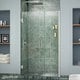 preview thumbnail 22 of 44, DreamLine Unidoor 35-36 in. W x 72 in. H Frameless Hinged Shower Door with Shelves - 35" - 36" W
