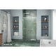preview thumbnail 25 of 44, DreamLine Unidoor 35-36 in. W x 72 in. H Frameless Hinged Shower Door with Shelves - 35" - 36" W