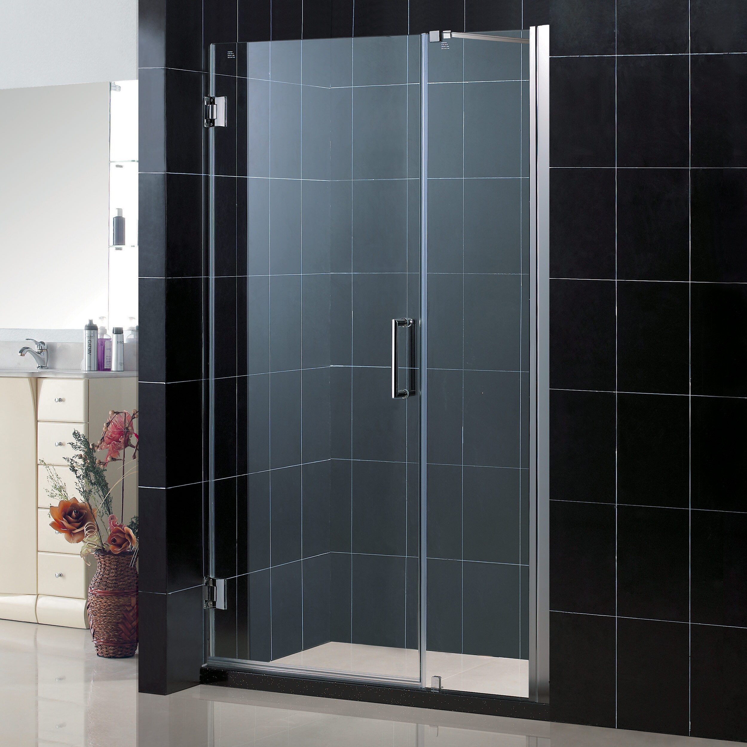 Shop Dreamline Unidoor 42 43 Inch Frameless Shower Door Free