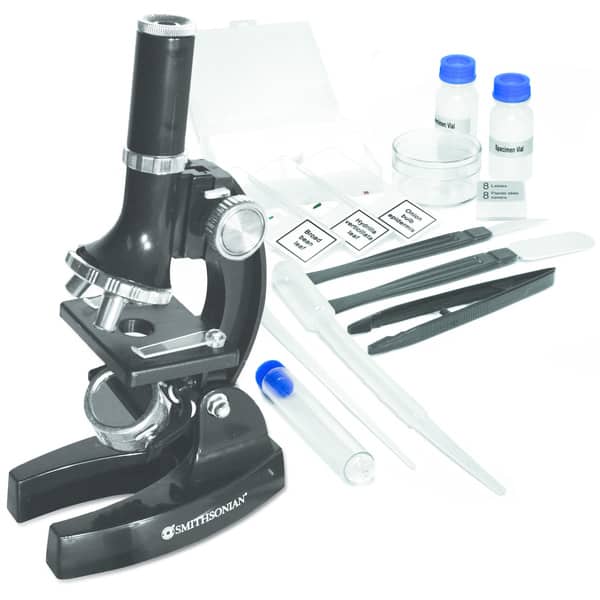 slide 1 of 1, Smithsonian 150x/450x/900x Microscope Kit with Built-in Light