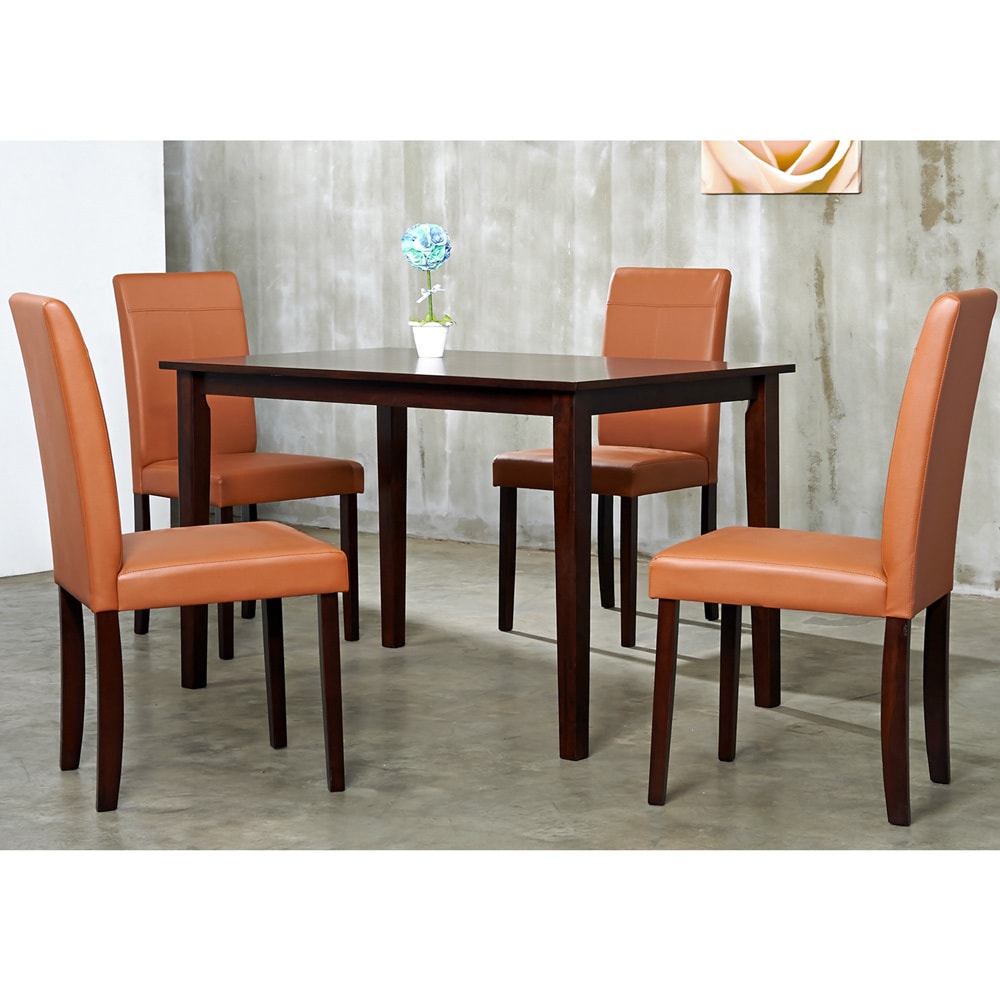 Warehouse Of Tiffany Warehouse Of Tiffany 5 piece Toffee Dining Furniture Set Brown Size 5 Piece Sets