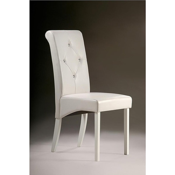 Shop Warehouse of Tiffany White Dining Room Chairs (Set of ... on {keyword}