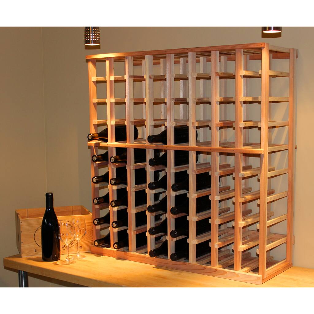 Redwood 72-bottle Wine Rack