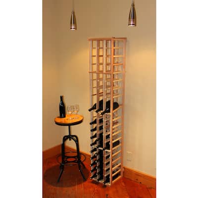 Redwood 6-foot 51-bottle Wine Rack
