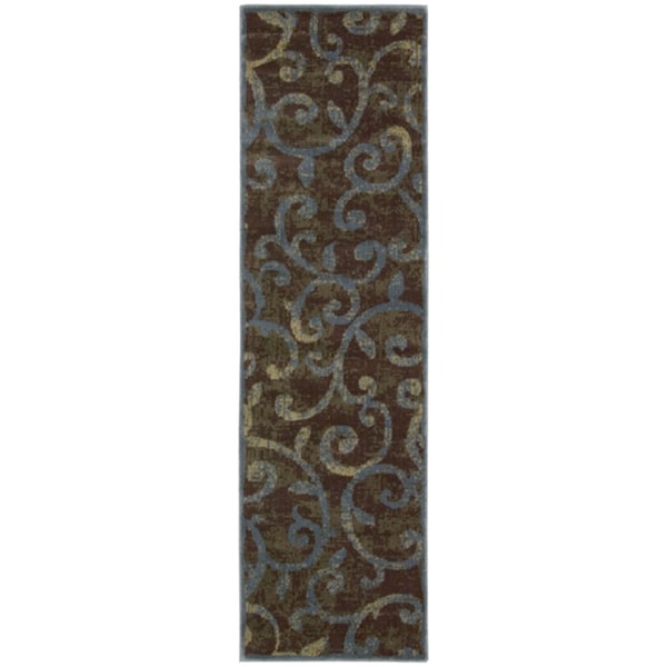 Nourison Expressions Multicolor Scroll Rug (2' x 5'9) Nourison Runner Rugs