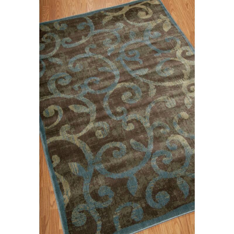 Nourison Expressions Modern Abstract Trellis Area Rug