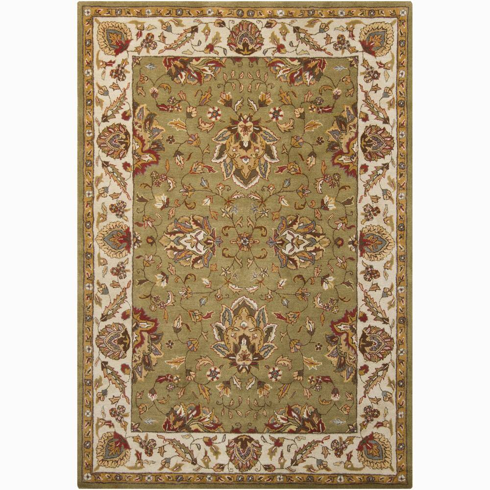 Artist's Loom Hand-tufted Traditional Oriental Wool Rug (5'x7') - 5' x 7'