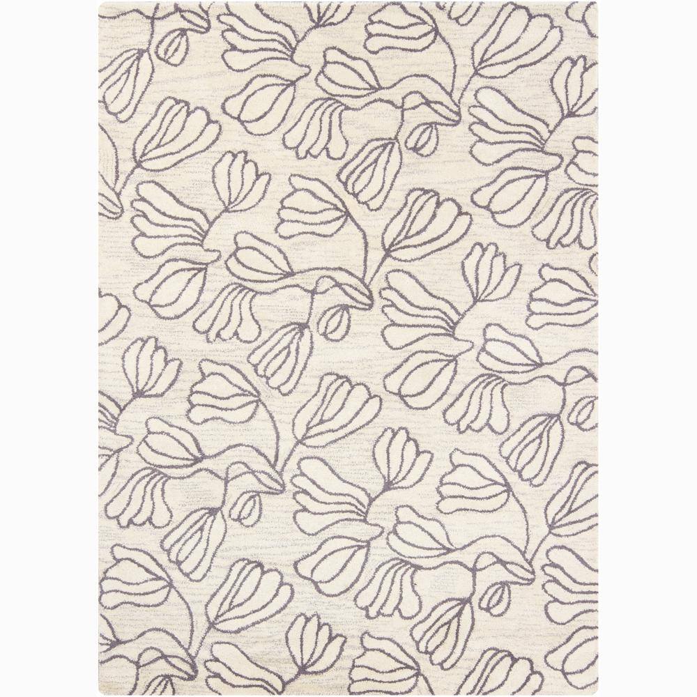 Artist's Loom Hand-tufted Transitional Floral Wool Rug (7'x10') - 7'x10'