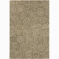 Artist's Loom Hand-tufted Contemporary Geometric Wool Rug (4'x6') - 4' x 6'