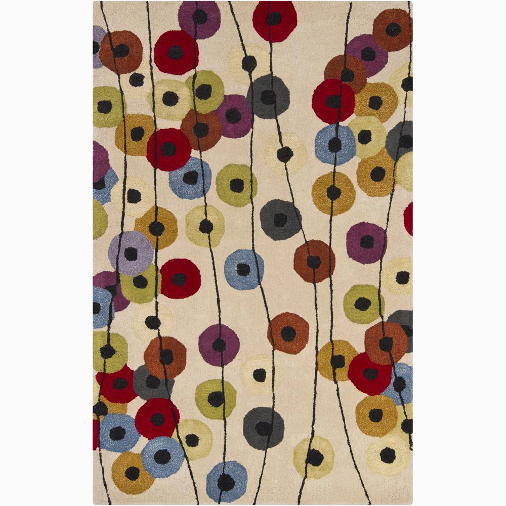 Mandara Unique Hand-tufted Wool Rug (5' x 8') - multi
