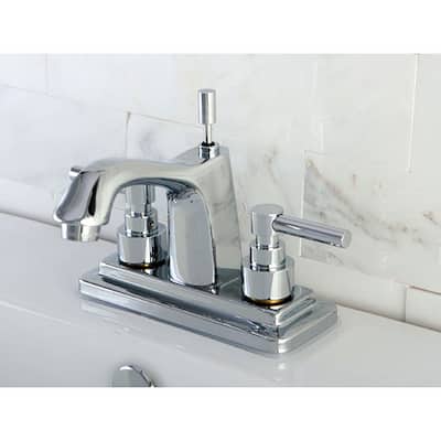 Chrome 4-inch Centerset Bathroom Faucet