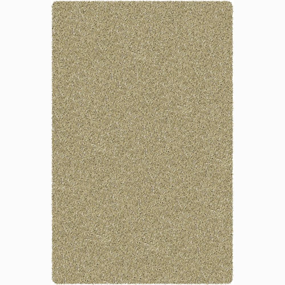 Handwoven 1.5 inch Beige Mandara Shag Rug (2 X 3)