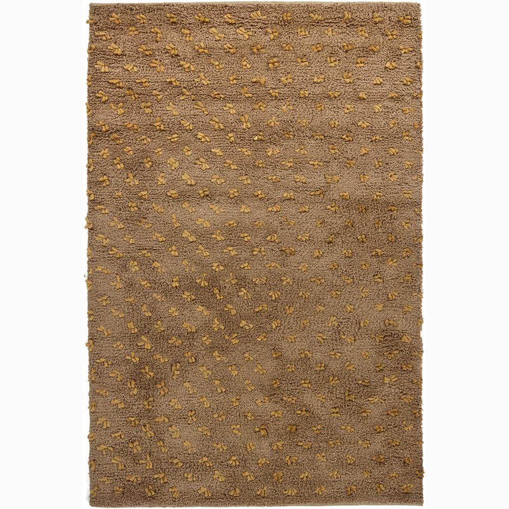 Artist's Loom Hand-woven Wool Shag Rug - 9'x13'