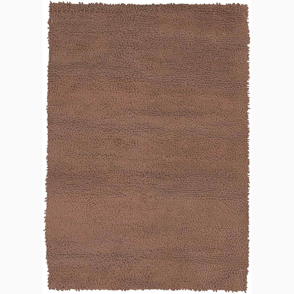 Artist's Loom Hand-woven Wool Shag Rug (9'x13') - 9' x 13'