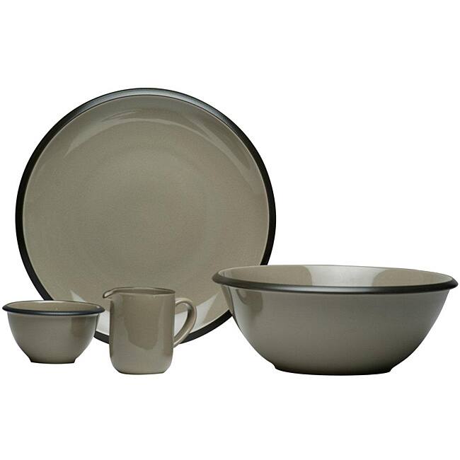 Hampshire Grey 4-piece Serveware Set