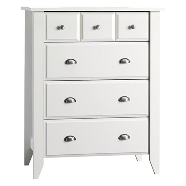 Shop Foundations Shoal Creek Ready To Emble Matte White 4 Drawer Chest Free Shipping Today Overstock Com 6029938 Shop Foundations Shoal Creek Ready To Emble Matte White 4 Drawer Chest Free Shipping Today Overstock Com 6029938
