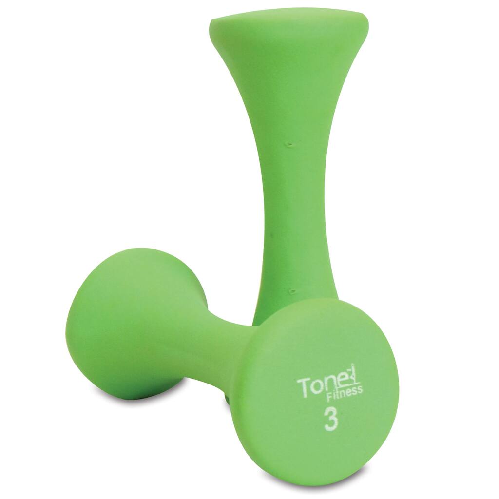 Tone Fitness 3-pound Dumbbell Weight Set