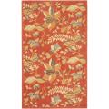 Safavieh Handmade Blossom Botanical Rust Wool Rug - 8'9 x 12'