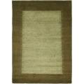Safavieh Hand-knotted Gabeh Solo Teal Wool Rug - 6' x 9'