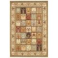 Safavieh Majesty Extra Fine Panel Multi/ Cream Rug - 7'9 x 9'9