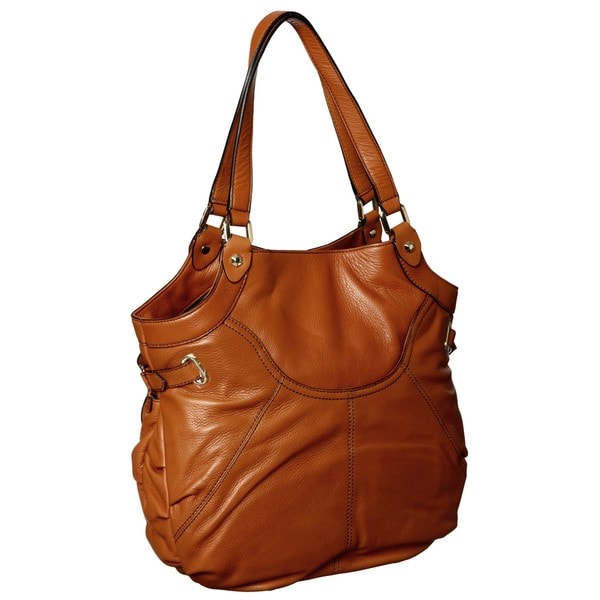 Oryany Turn Lock Leather Tote  ™ Shopping