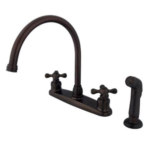 Vintage Oil Rubbed Bronze Kitchen Faucet with Sprayer