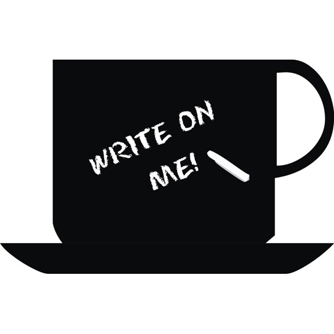 Shop Vinyl Attraction 'Coffee Cup Chalkboard' Vinyl Decal Free