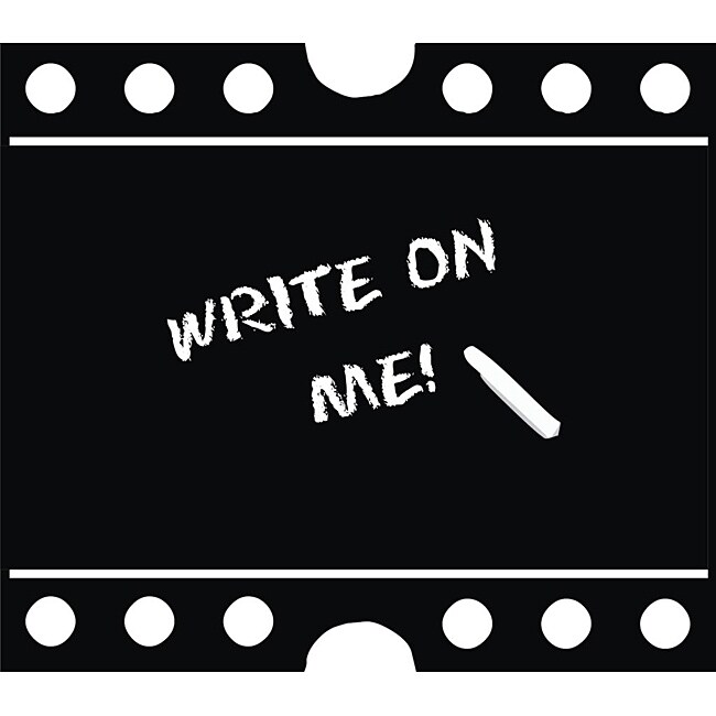 Vinyl Attraction Movie Theme Dark Grey Chalkboard Decal Free Shipping