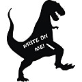 Vinyl Attraction Dinosaur Dark Grey Chalkboard Decal