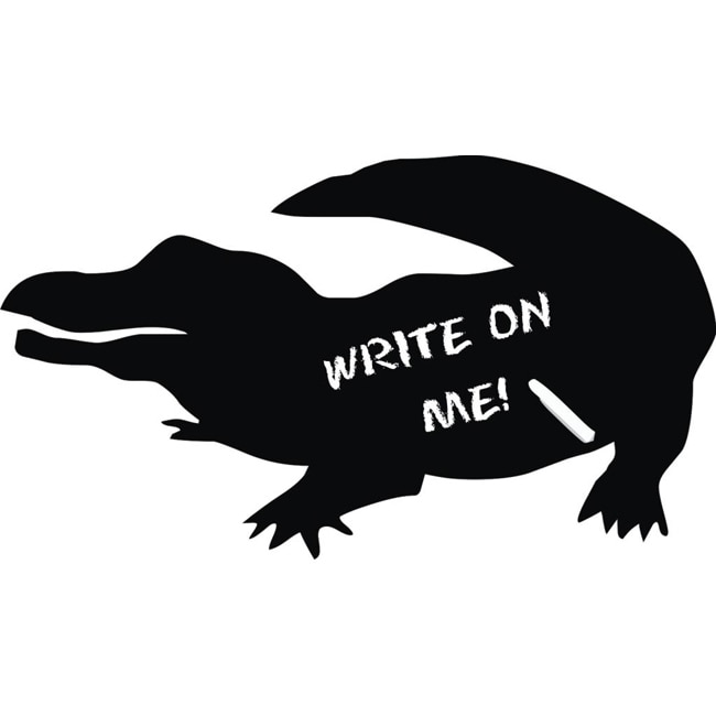 Vinyl Attraction Alligator Chalkboard Vinyl Decal