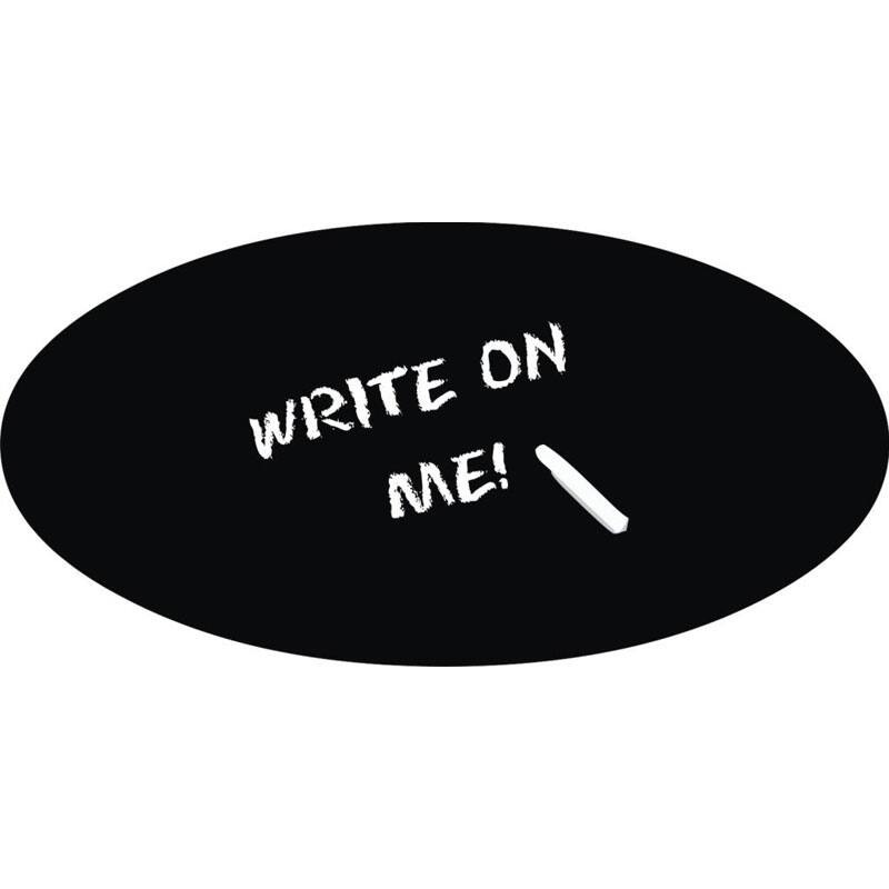 Vinyl Attraction Removable Oval Chalkboard Labels (Set of 12)