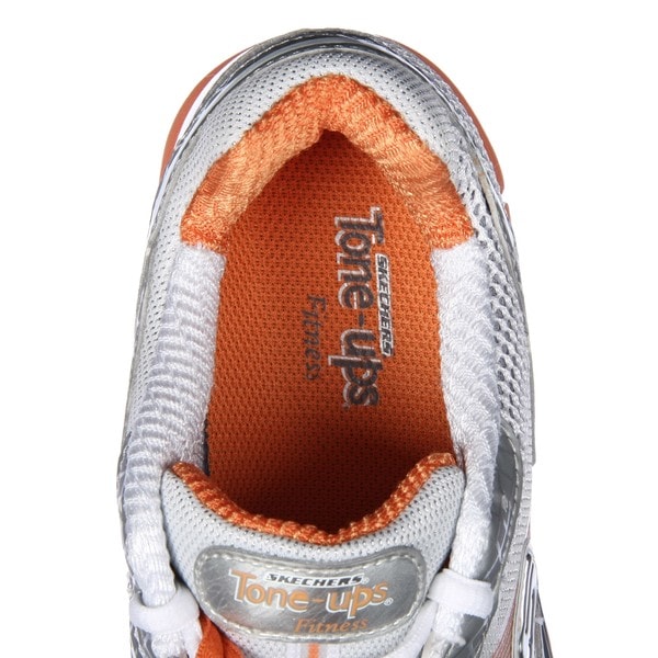 skechers shape ups womens orange