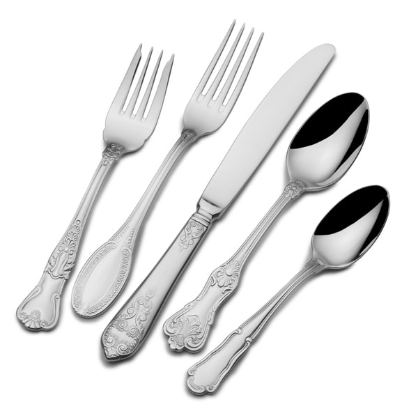 Wallace HOTEL LUX Stainless Multi Motif 18/10 Glossy Silverware CHOICE Flatware 