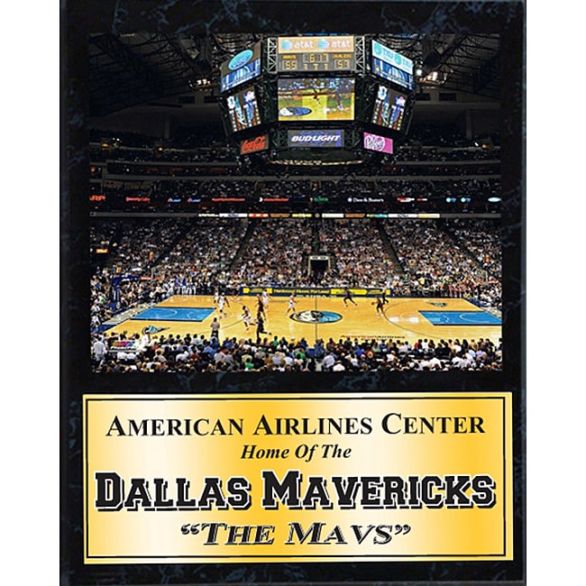 Dallas Mavericks Arena Stats Plaque