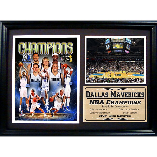 Dallas Mavericks 2011 NBA Champions Frame