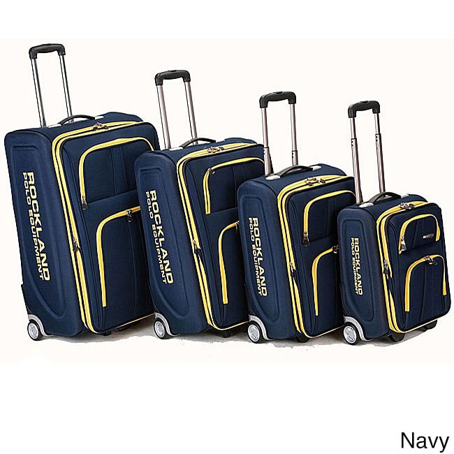 Rockland Polo Equipment Olympian 4 piece Expandable Luggage Set