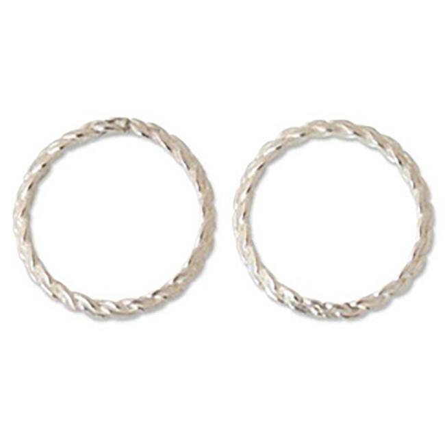 Handmade Sterling Silver 'Shining Braid' Stackable Rings (Thailand)