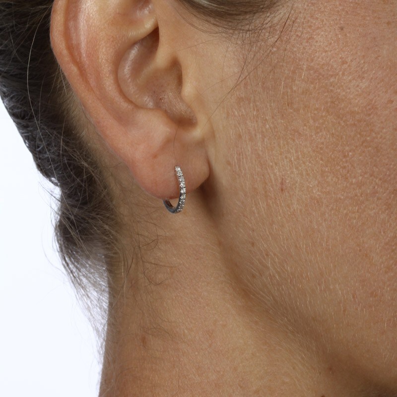 12mm huggie earrings