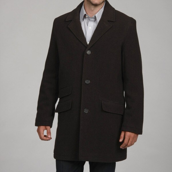 tommy hilfiger italian wool topcoat