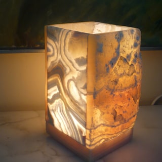 Natural Alabaster 1-light Lamp (Egypt) - Overstock™ Shopping - Great ...