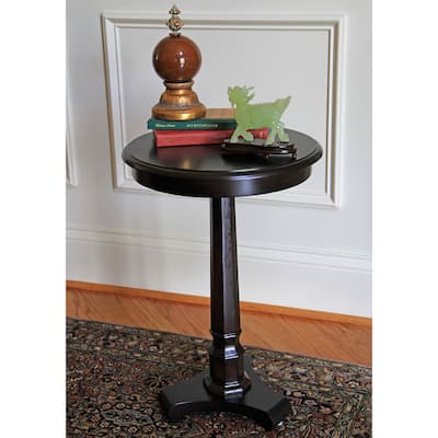 Column Espresso Side Table