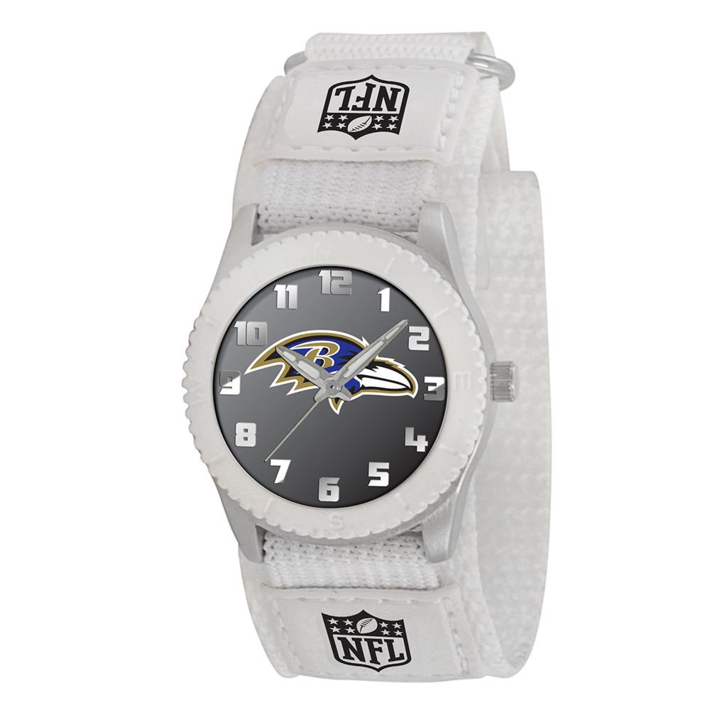 Game Time NFL Baltimore Ravens White Rookie Series Watch